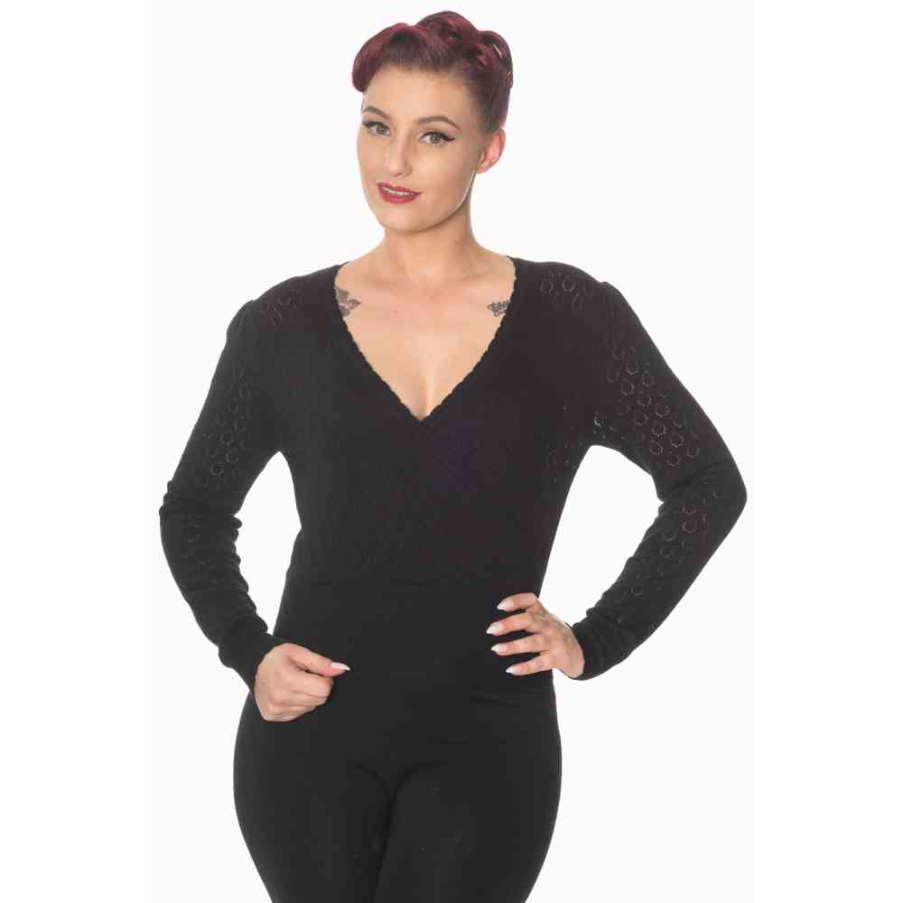Dancing Days - BASIC INSTINCT Pullover - Black